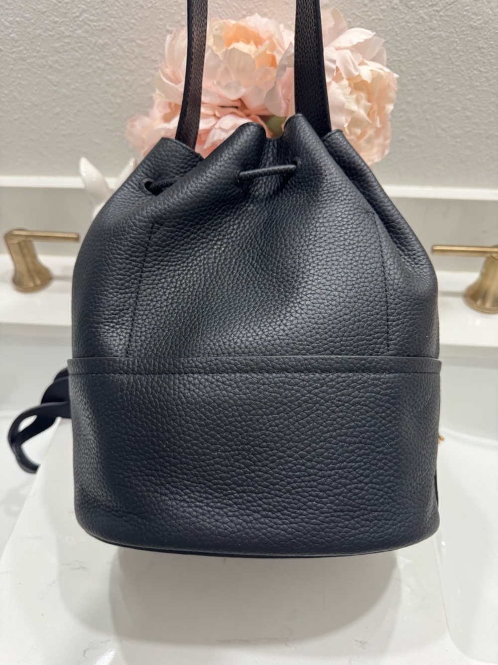 Tory Burch Miller Leather Bucket Bag - Picture 4 of 8